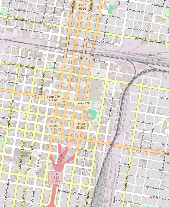 Club location map