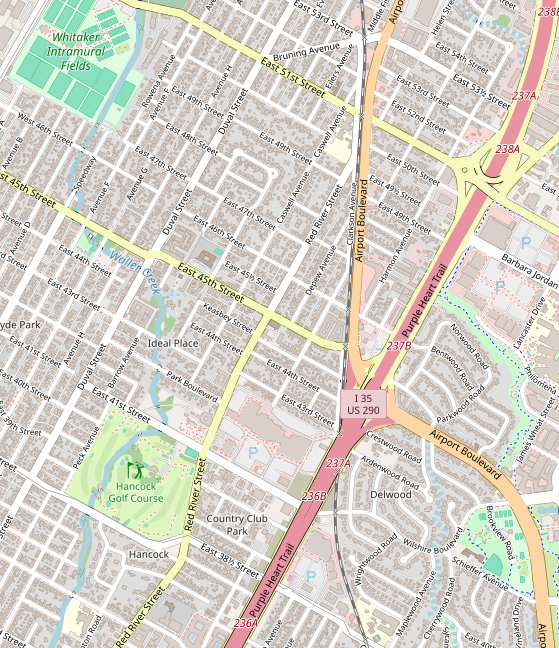 Club location map