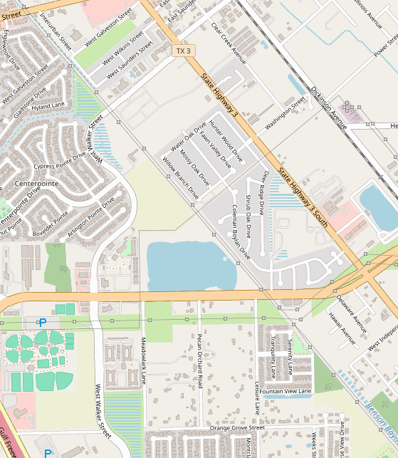Club location map