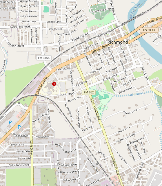 Club location map