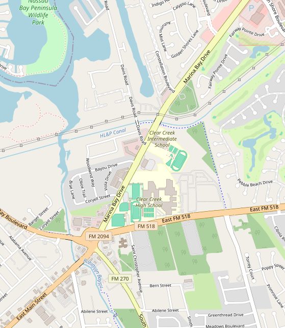 Club location map