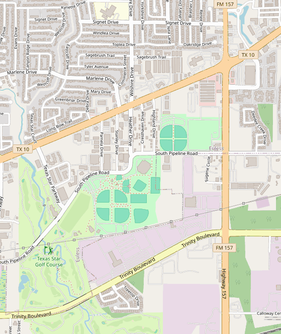 Club location map