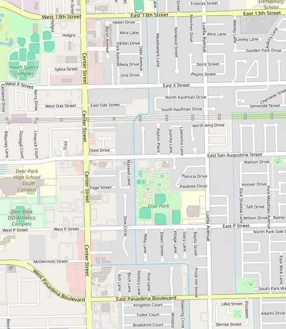 Club location map
