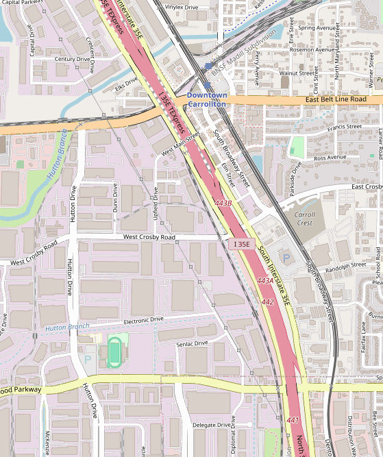Club location map