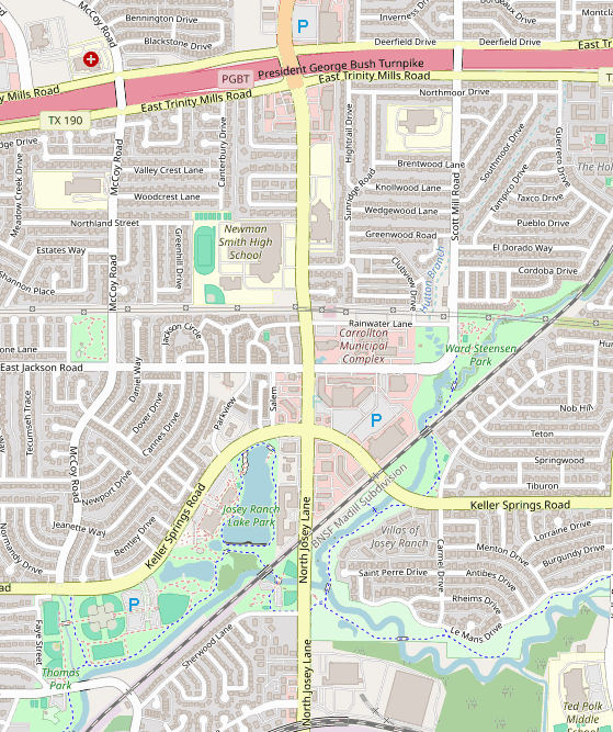 Club location map