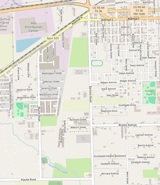 Club location map