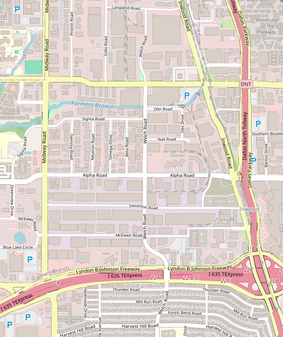 Club location map