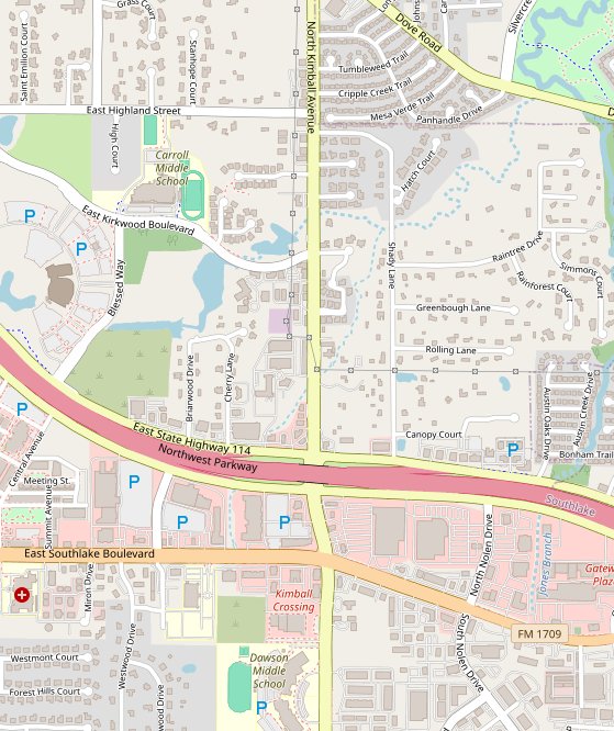 Club location map