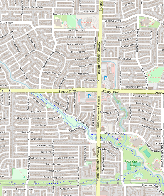 Club location map
