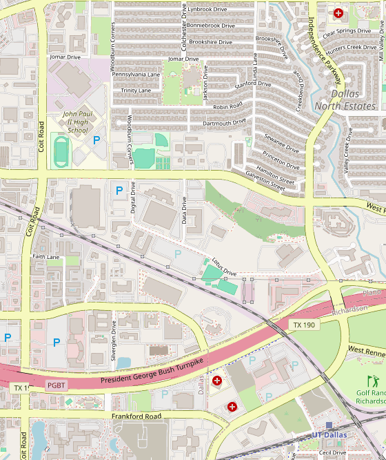 Club location map