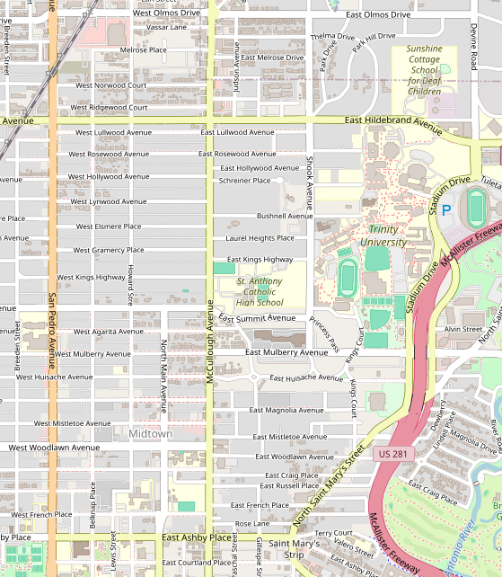 Club location map