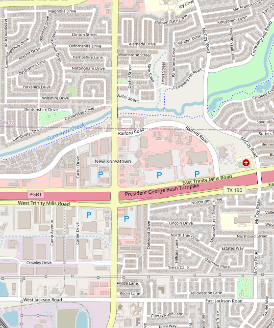 Club location map