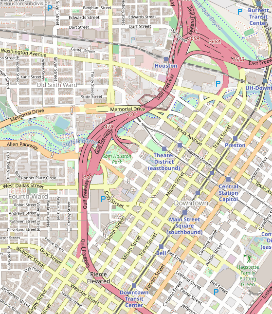Club location map