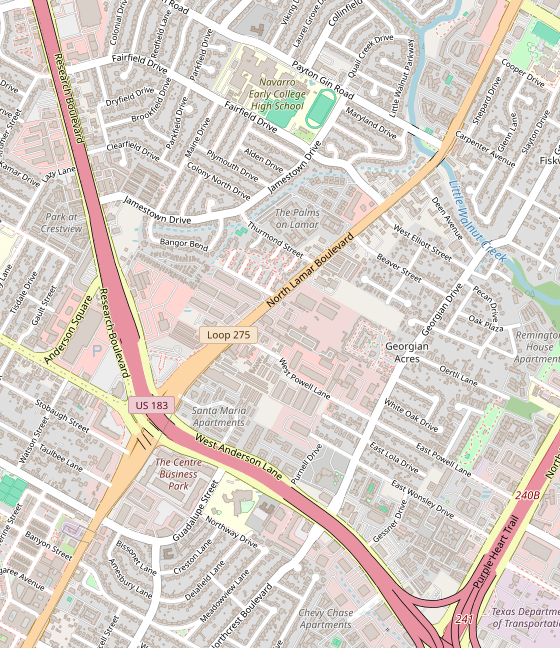 Club location map