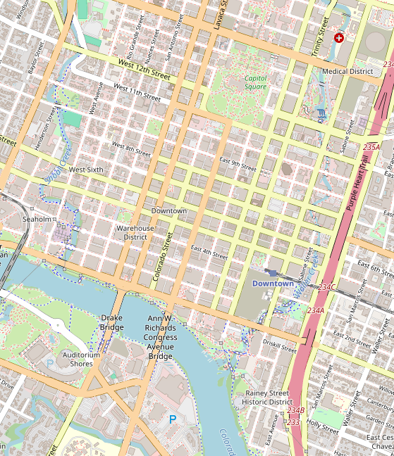 Club location map
