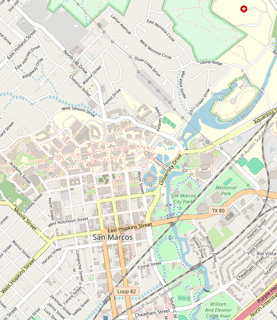 Club location map
