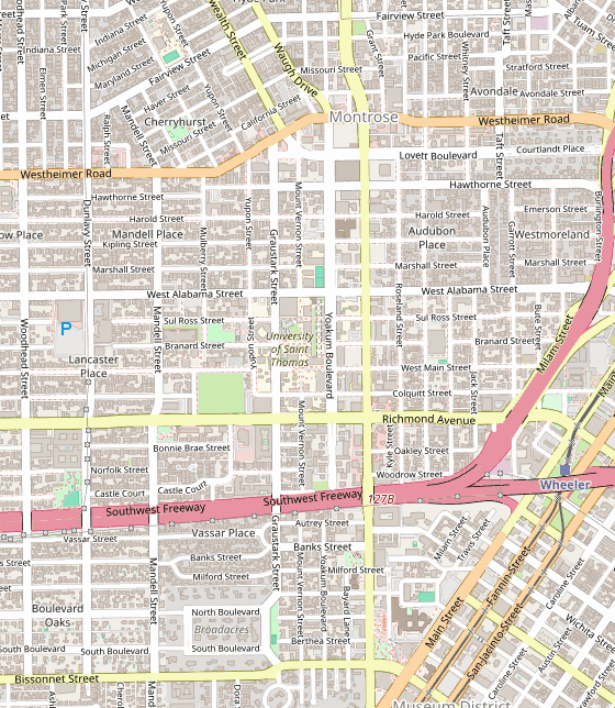 Club location map