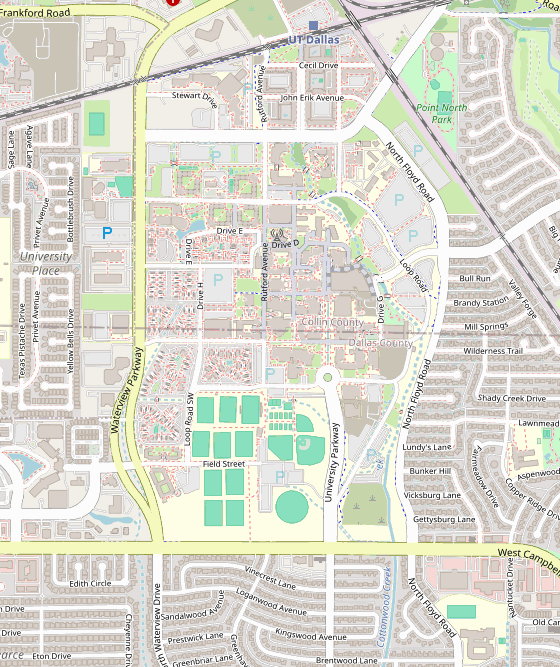 Club location map